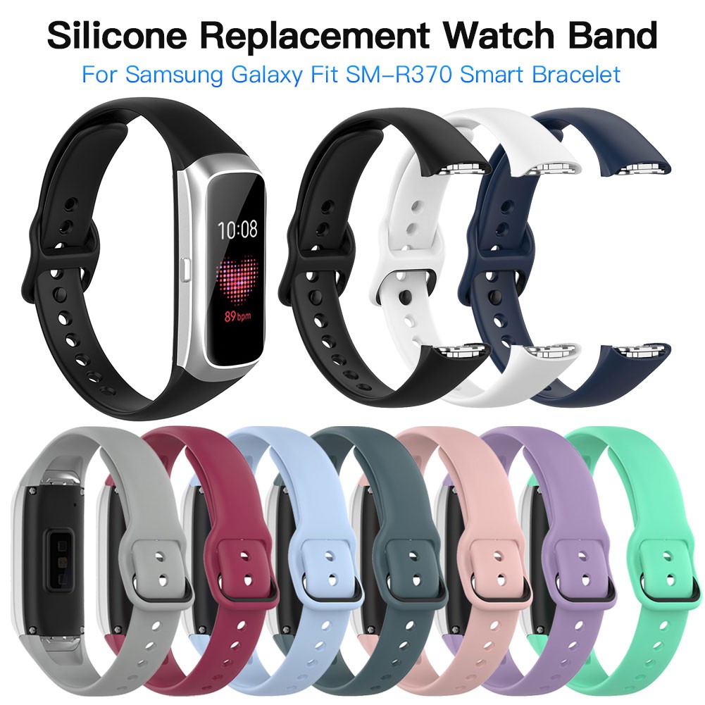 Dây đeo silicone kiểu dáng thể thao thời trang cho đồng hồ thông minh Samsung Galaxy Fit SM-R370