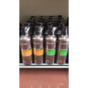 Cặp Dầu Gội Xả Marubi Keratin Collagen Siêu Mềm Mượt 750ml