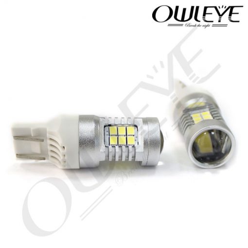 Đèn led ô tô Owleye T20 V1 7443, siêu sáng cho đèn tín hiệu, đèn ban ngày