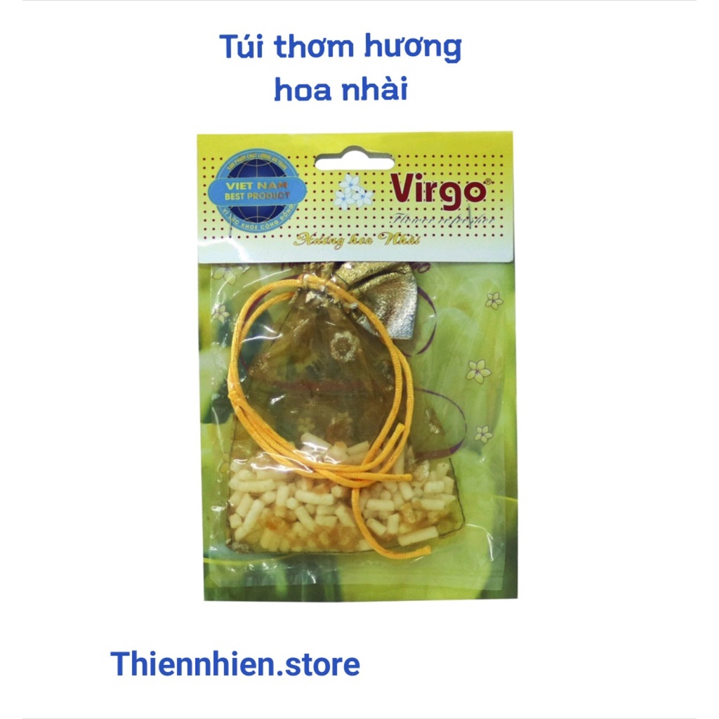 Túi thơm Virgo, túi thơm treo tủ quần áo, thơm phòng, thơm xe 3 mùi hương