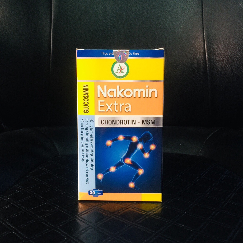 Viên uống xương khớp Nakomin Extra giảm viêm khớp, khô khớp, thoái hóa khớp hiệu quả