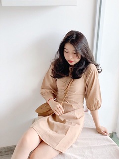 Đầm NUDE cực xinh (☘️ kèm ảnh thật)