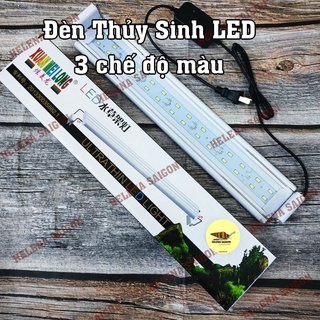 Đèn thủy sinh led xml xuan mei long rgb 3 chế độ màu cho hồ 30-60cm