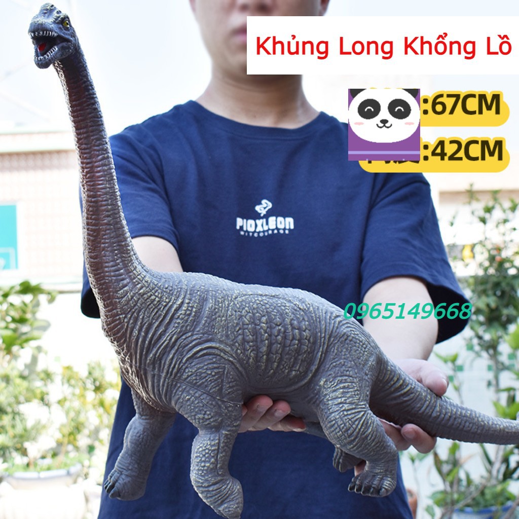 Khủng long bằng nhựa mềm Khổng Lồ nhồi bông có nhạc