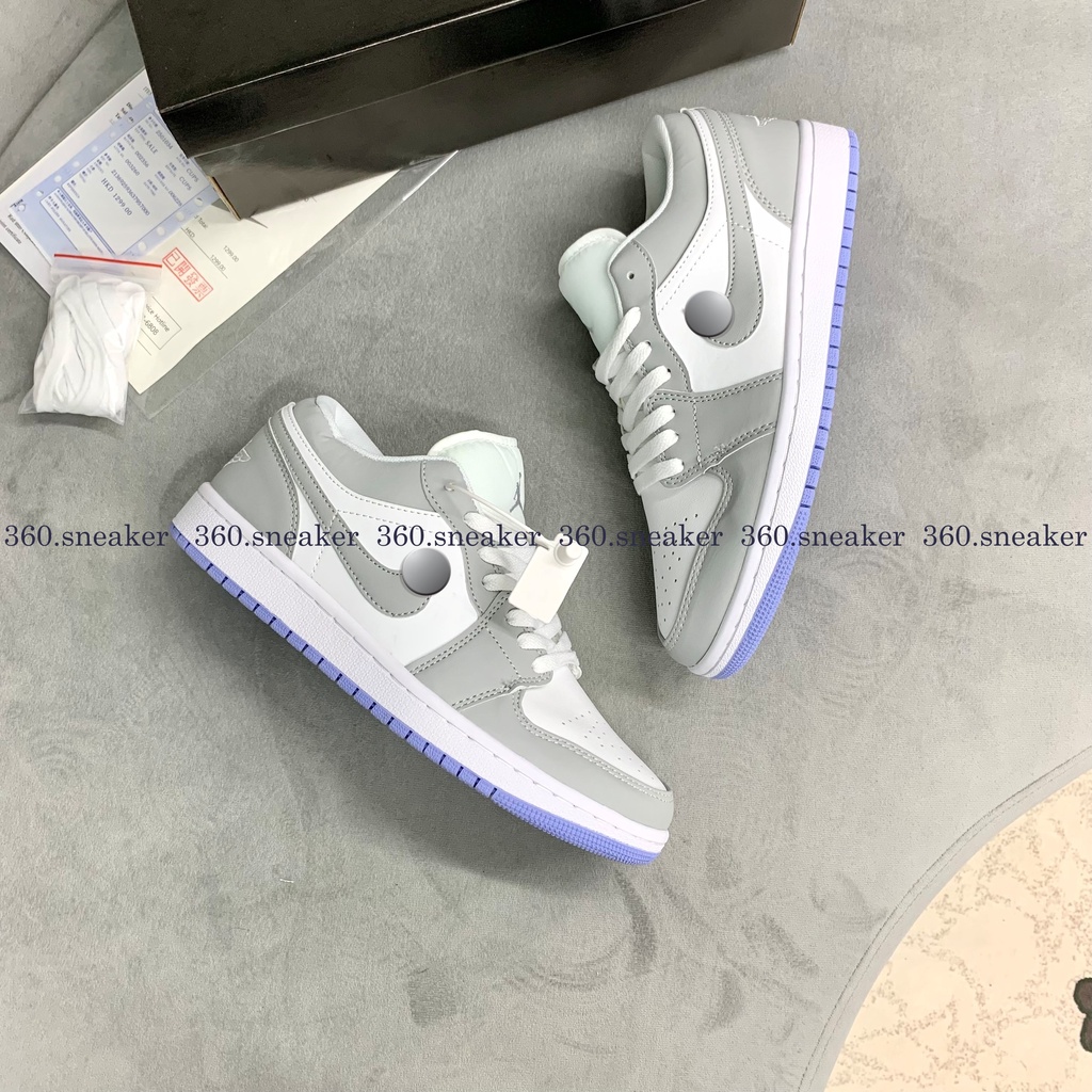 GIÀY THỂ THAO XÁM ĐẾ XANH THẤP ⚡CHUẨN 1:1⚡,GIÀY SNEAKER NAM NỮ | BigBuy360 - bigbuy360.vn
