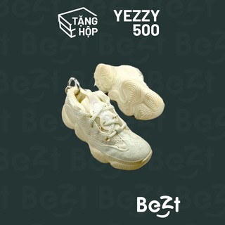 Móc khoá giày sneaker 3D Yezzy 500 tỉ lệ 1:6, mô hình giày sneaker mini