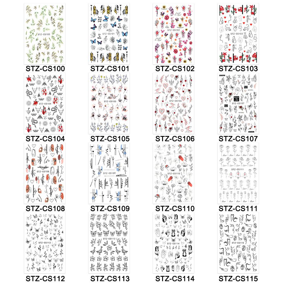 XIANTIN Sticker Dán Móng Hoạ Tiết Hình Học