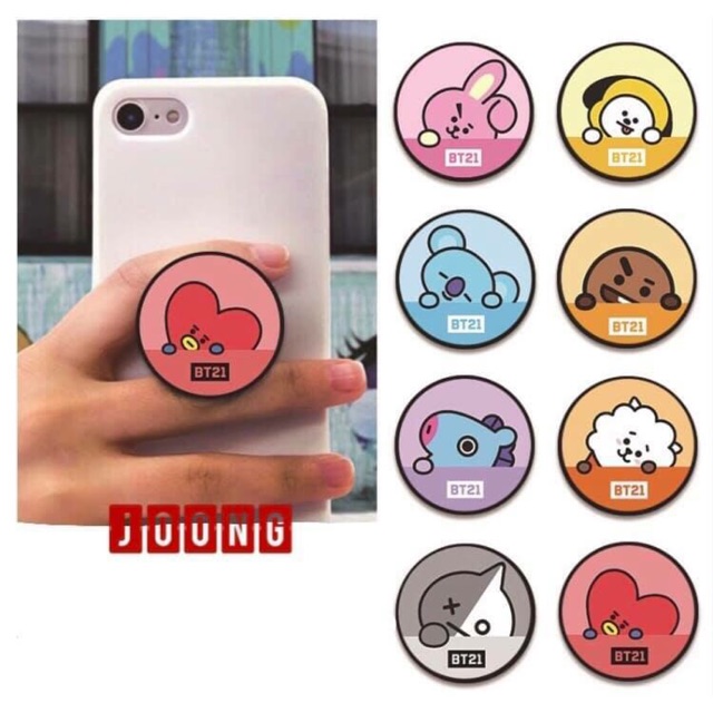 Pop điện thoại bt21 nghiêng đầu