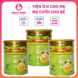 Sữa colosbaby gold lon 800g số 0+/1+/2+