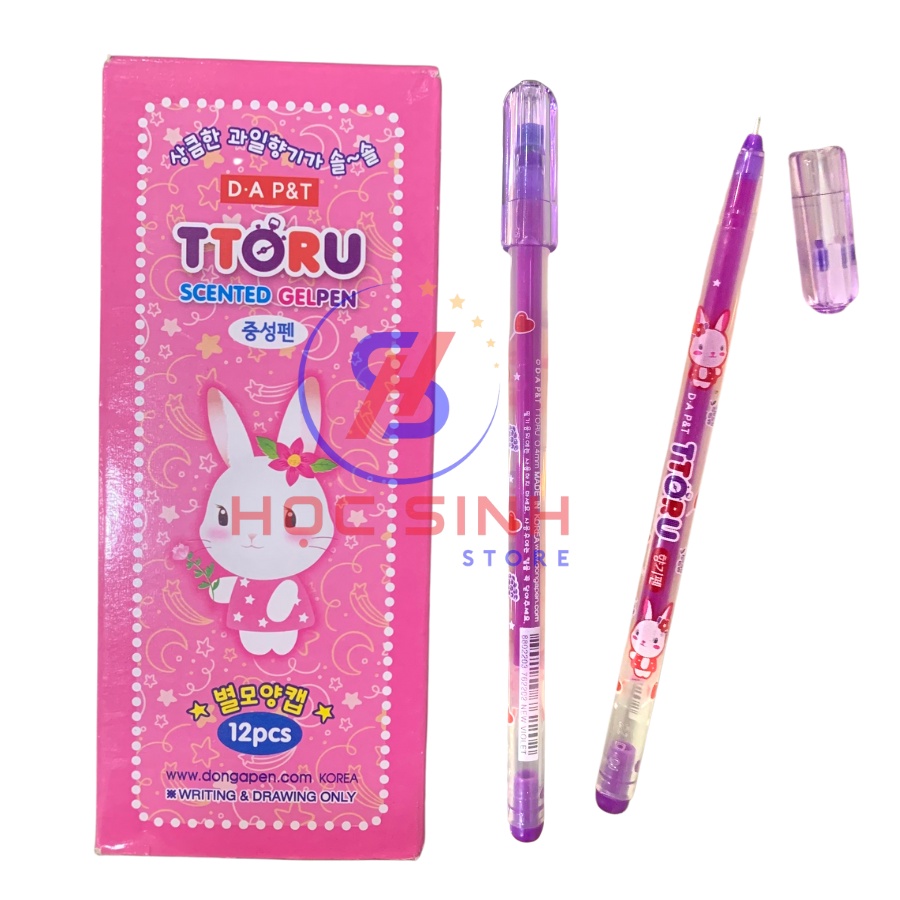 Hộp 12 Cấy Viết Nho Ttoru D.A P&amp;T xanh tím  sản xuất tại Hàn Quốc