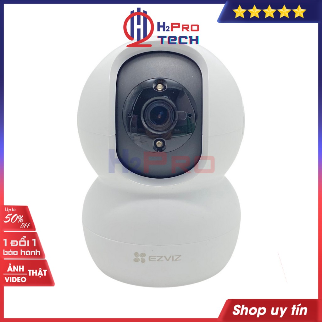 Camera wifi Ezviz, Camera Ezviz TY2 2022 1080p(2M) siêu nét góc rộng xoay 360 - Hàng chính hãng - Shop H2pro