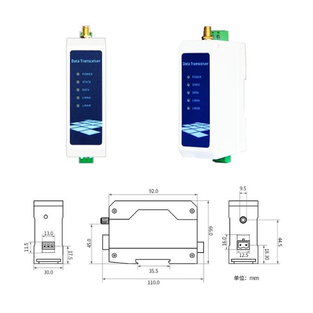 Modem DTU 4G LTE CAT1 E841-DTU giao tiếp RS232/ RS485 hỗ trợ MQTT/ Modbus