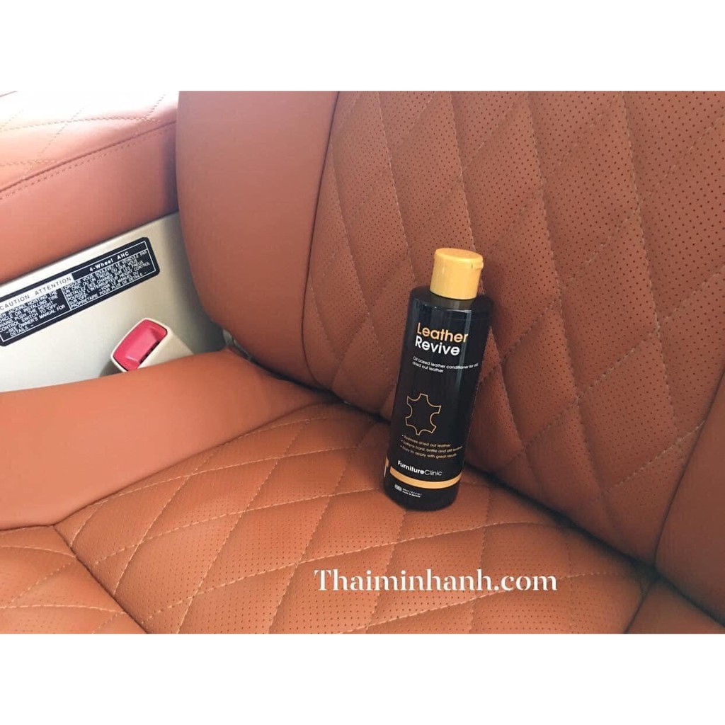 Phục hồi làm mềm da hãng Furniture Clinic Vương Quốc Anh - Leather Revive giúp da mềm và đàn hồi