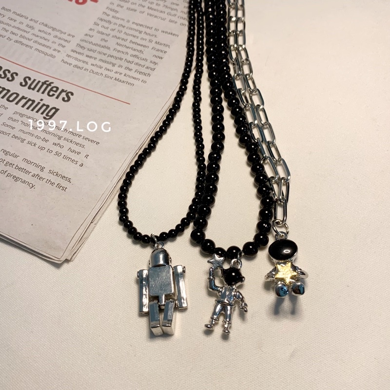 Vòng cổ robo/khủng long/máy bay siêu ngầu