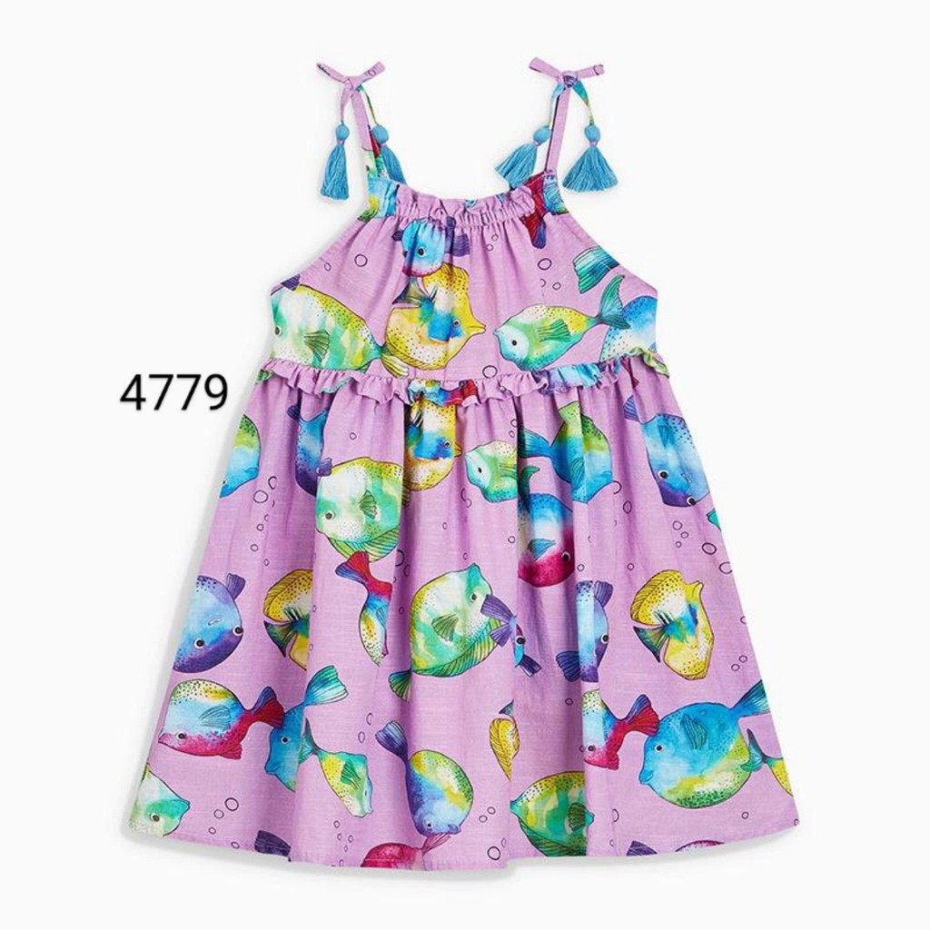 Váy 2 dây bé gái