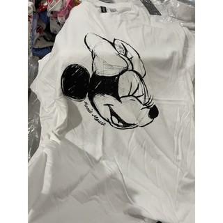 Áo phông mickey đen trắng
