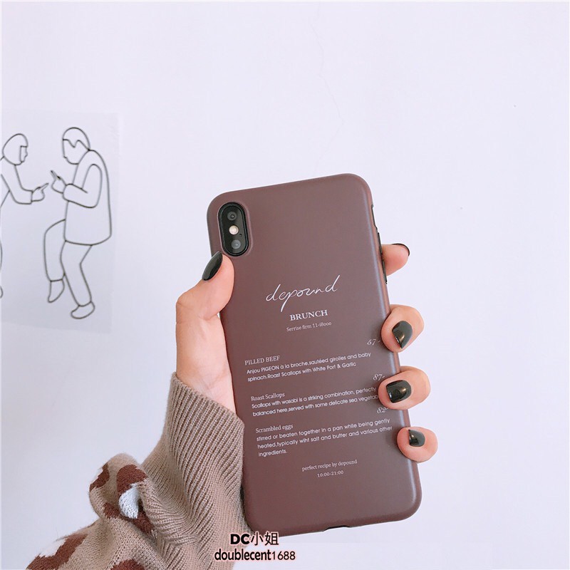 Ốp Điện Thoại Mềm Màu Đất Phong Cách Hàn Quốc Dành Cho Iphone 11 Pro Ixs Max Xr I 7 I 8 Plus Se 2 | BigBuy360 - bigbuy360.vn