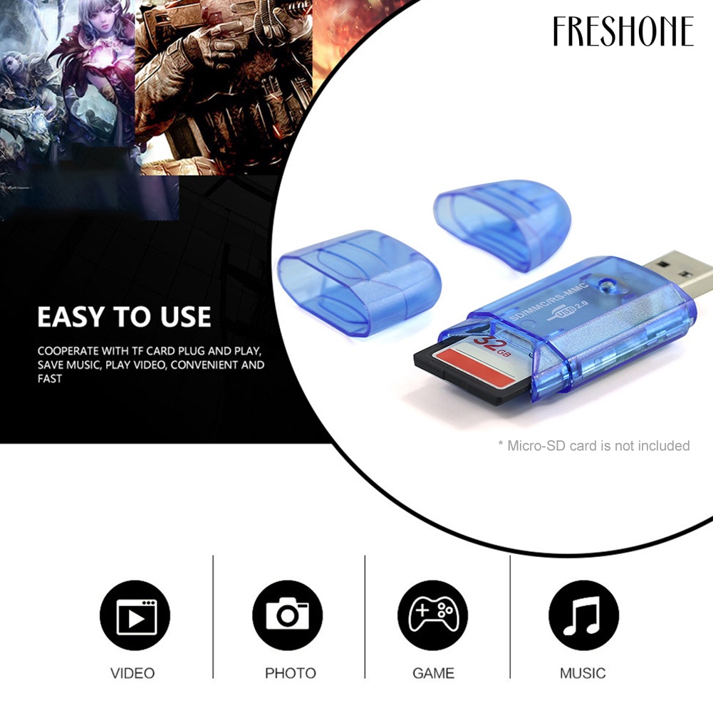 Đầu Đọc Thẻ Nhớ Micro-Sd Usb 2.0 Tốc Độ Cao Cho Máy Tính | BigBuy360 - bigbuy360.vn