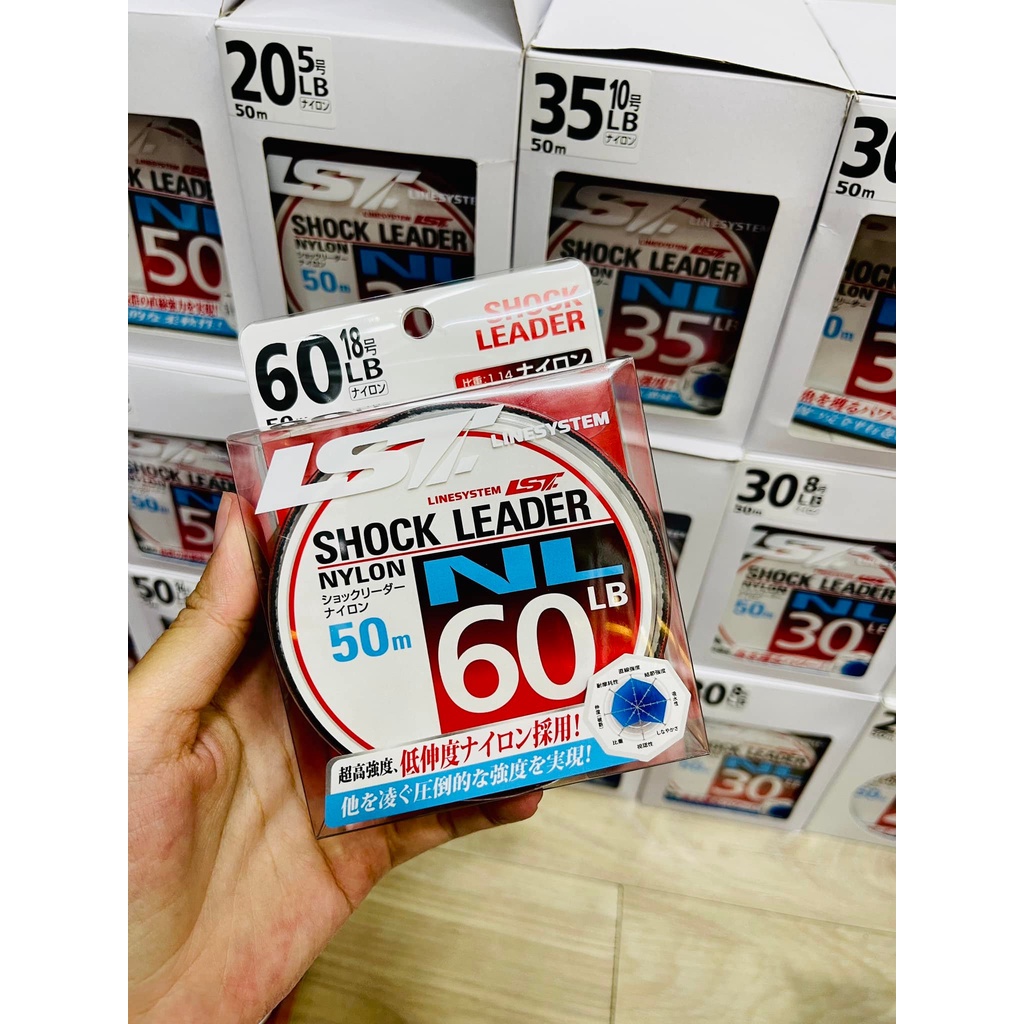 SHOCK LEADER NYLON 50m CỦA LINESYSTEM