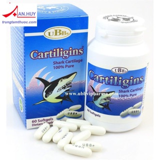  Viên sụn cá mập UBB Cartiligins - Chai 100 viên