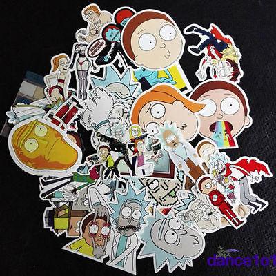 Bộ 35 miếng dán trang trí chống thấm nước hình anime