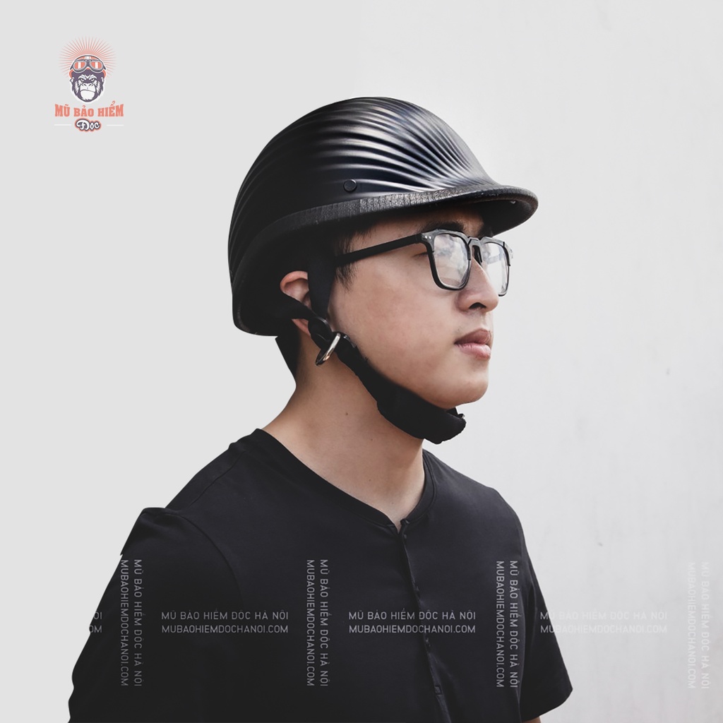 Mũ Bảo Hiểm Thể Thao Vỏ Sò - Ron Ô Tô Cao Cấp [Bảo Hành 12 Tháng]