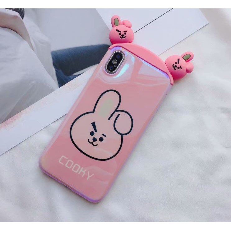 Ốp lưng tráng gương BT21: Cooky, Tata, RJ