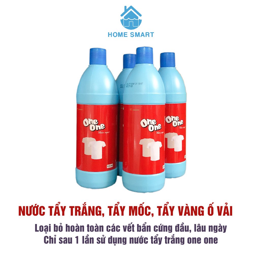 Nước tẩy mốc quần áo one one, Tẩy ố vàng, tẩy phai màu khi giặt chung đồ ...Nước tẩy Cao cấp Công nghệ Nhật Bản.
