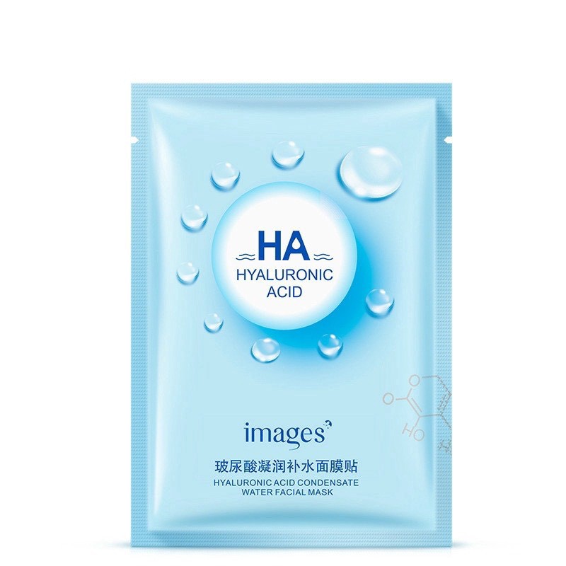 Mặt nạ giấy HA Images Hyaluronic Acid Facial Mask dưỡng trắng cấp ẩm hàng nội địa Trung