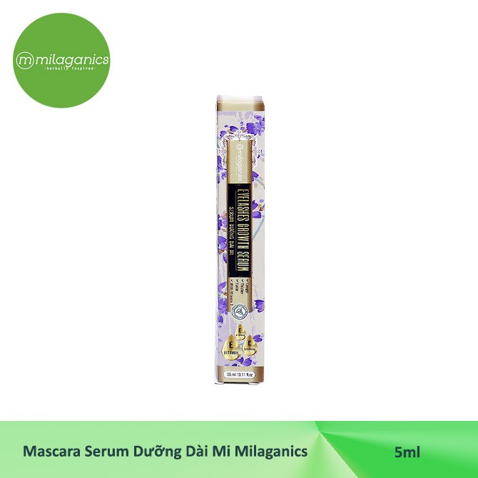 Mascara Serum Dưỡng Dài Mi Eyelashes Growth Serum Milaganics 5ml | BigBuy360 - bigbuy360.vn