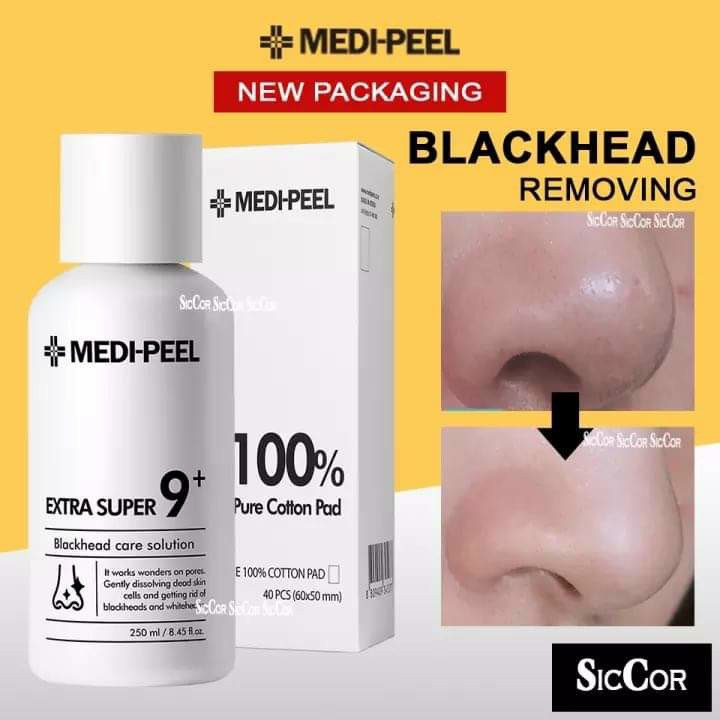 [Chính Hãng]Dung dịch ủ mụn MEDIPEEL Extra Super 9+ xử lý mụn cám, mụn đầu đen se lỗ chân lông