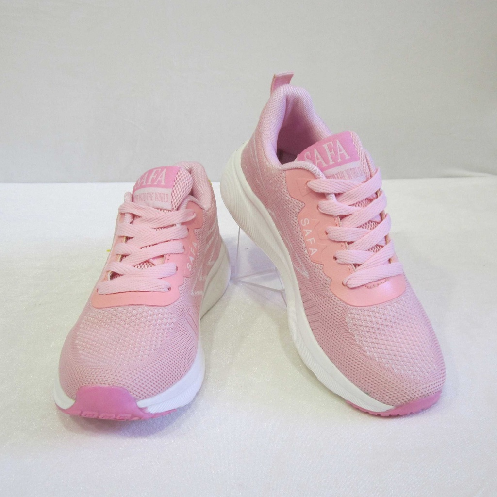 Giày Safa Thể Thao Sneakers Nữ Màu Hồng Đế Phylon Vải Dệt Siêu Nhẹ, Êm Chân Mã ATS006  Full Size Nữ 36-40 | BigBuy360 - bigbuy360.vn