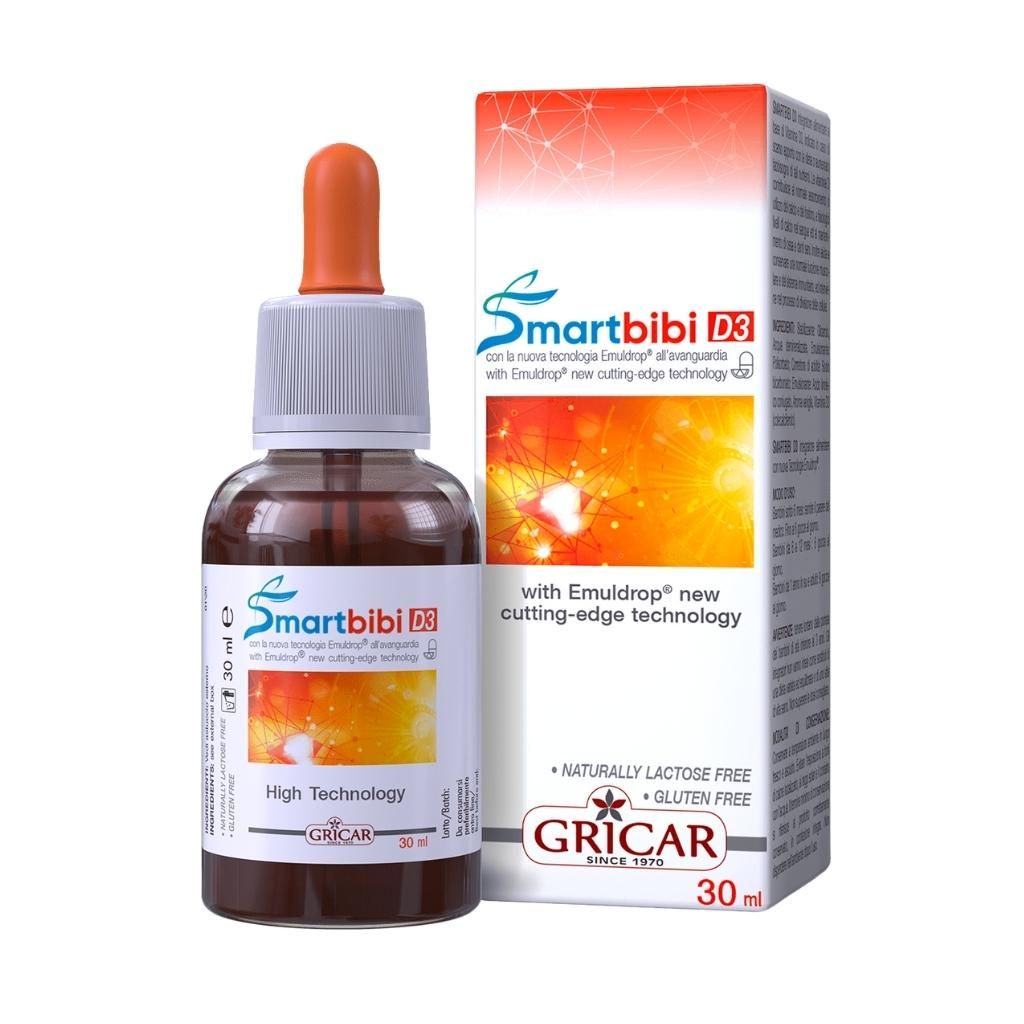 Vitamin D3 Cho Trẻ Smartbibi D3 Giúp Hấp Thu Canxi Cho Xương Răng Chắc Khỏe (30ml/Chai)