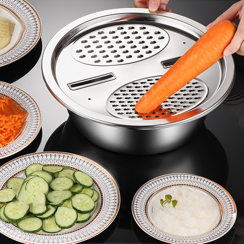 [Dolity2] Rổ Bào Gừng Bằng Thép Không Gỉ