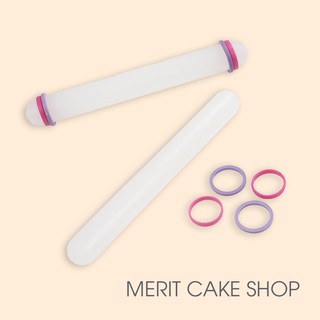 Cán lăn bột nhựa đúc 23cm