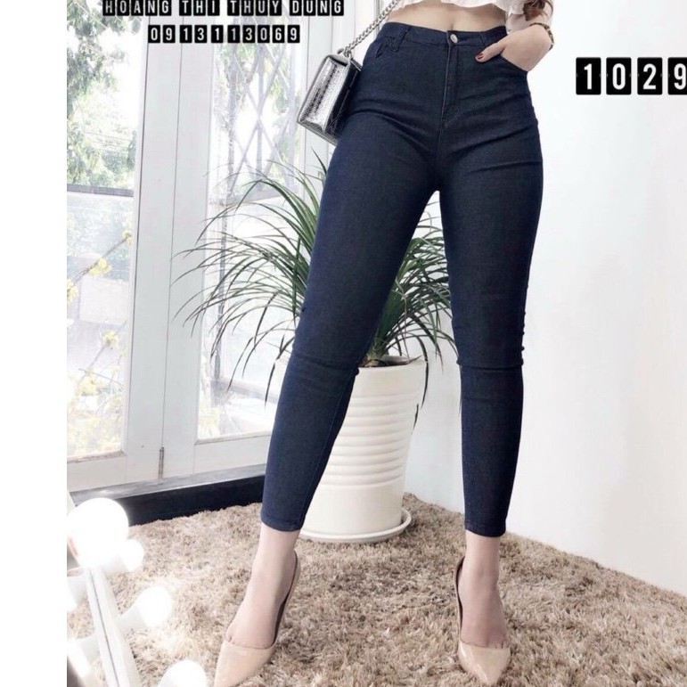 quần jean nữ cao cấp xanh xược size 26-33 mã 029/0043