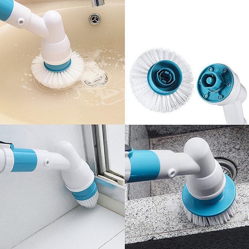 Cọ Điện Vệ Sinh Toilet Tự Động Hurricane Spin Scrubber