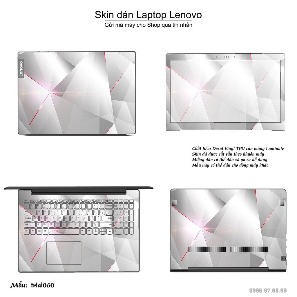 Skin dán Laptop Lenovo in hình Đa giác _nhiều mẫu 10 (inbox mã máy cho Shop)