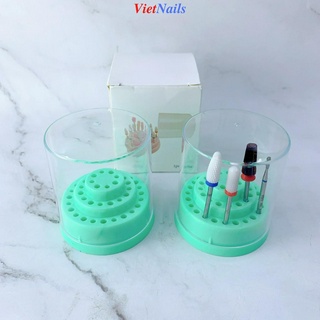 Hộp cấm đầu mài móng 48 ô nhỏ gọn – hộp đựng đầu mài móng