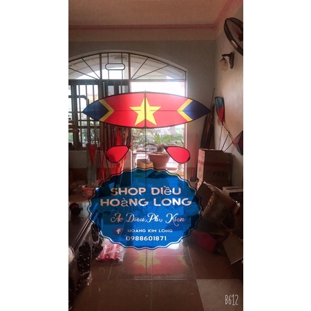 Diều lắp ghép - Khung cabon - áo may - hàng kỹ - tặng gang tay