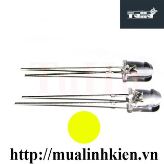 Led vàng siêu sáng phi 5 ( 3500/ 10 led )