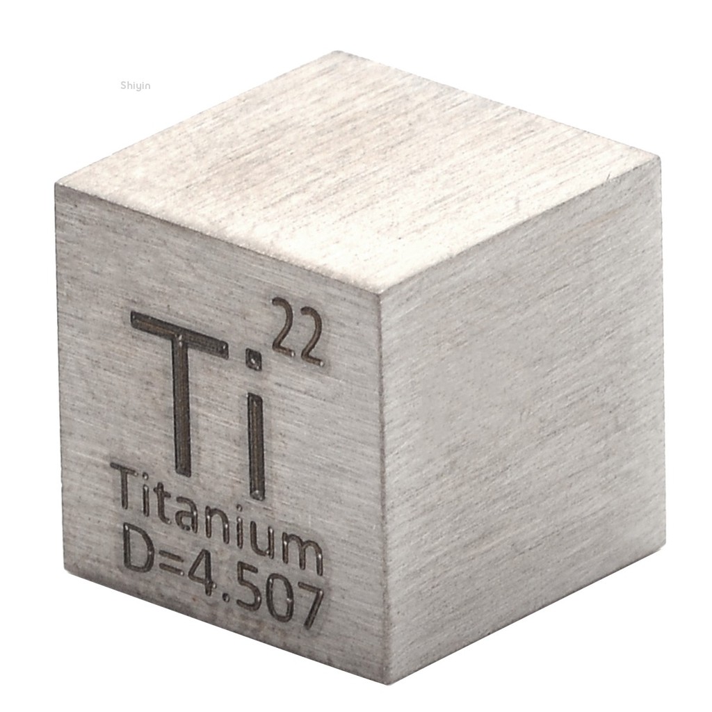 1 Khối lập phương kim loại titan 99.5% độ tinh khiết cao 10mm