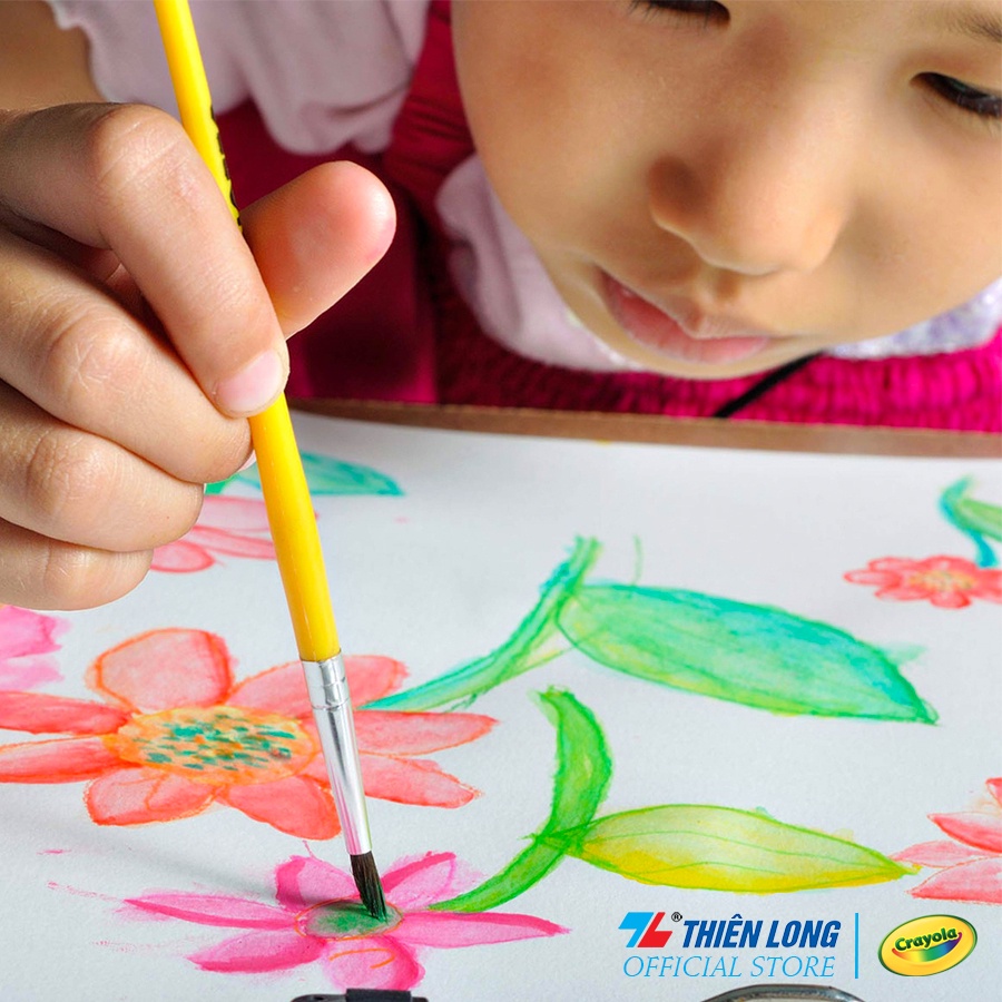 Bộ 42 màu nước có thể rửa được Crayola Washable Kids Paint