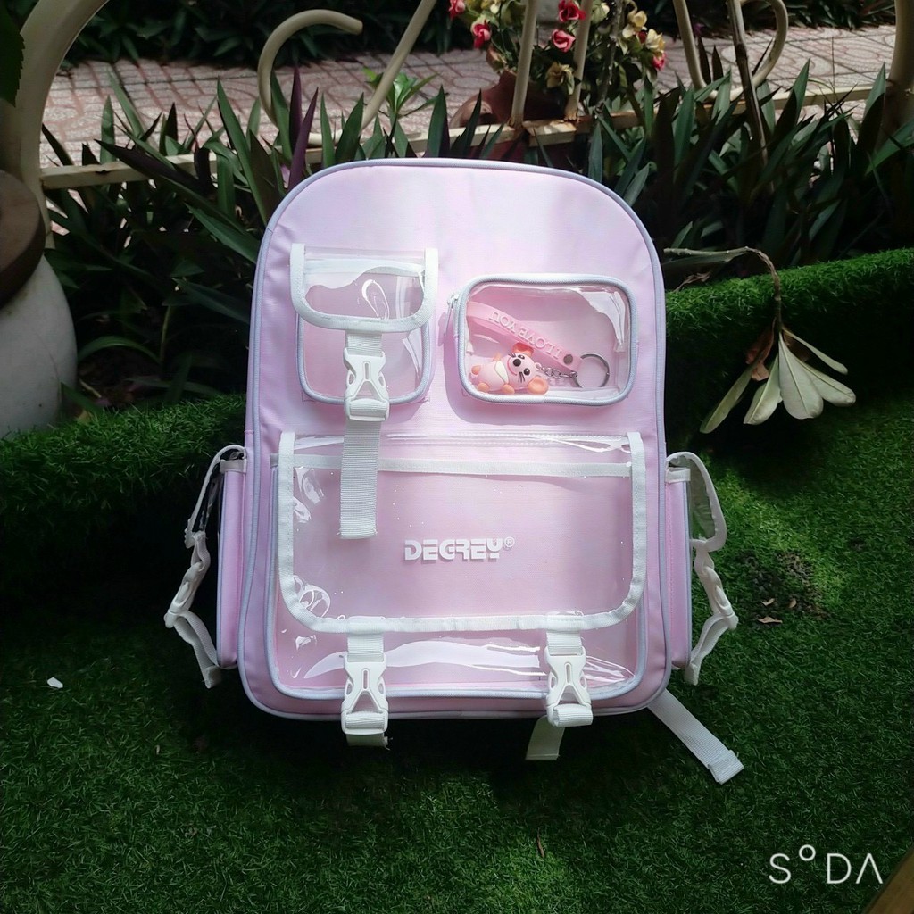 Balo DEGREY polyeste chống thấm nước dành cho nam và nữ, hàng cao cấp Siêu Nhẹ Siêu Dễ Thương
