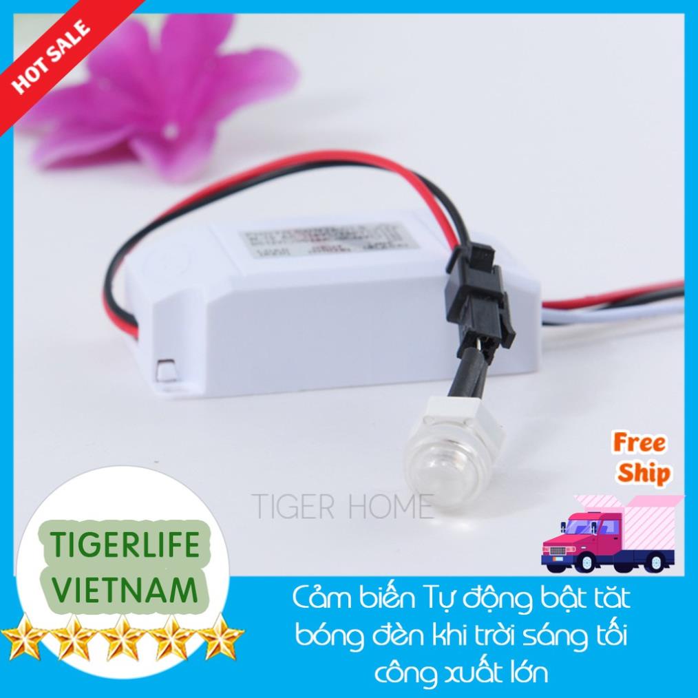 Công tắc cảm biến tự động bật tắt bóng đèn thết bị ngày đêm, công tắc cảm biến hồng ngoại tự động