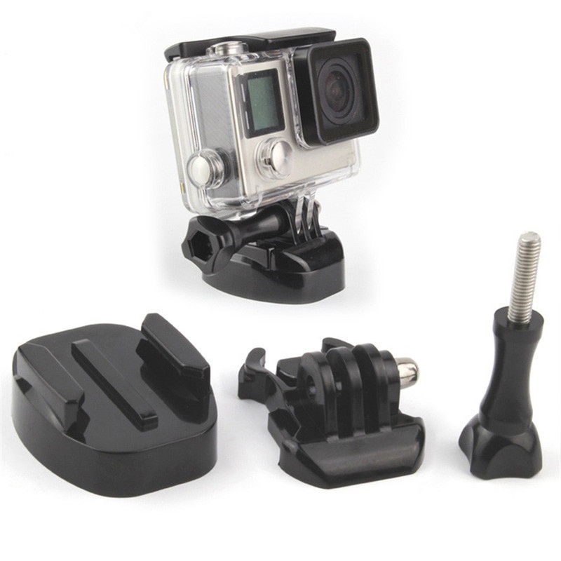 Ngàm Gắn Tripod Tháo Lắp Nhanh + Vít Cơ Bản Cho GoPro Xiaomi Yi Action Camera