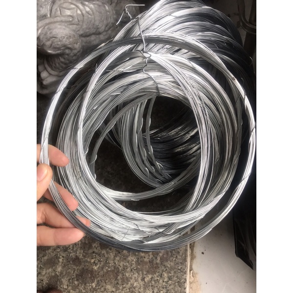 Kẽm trắng kẽm khoanh sẵn sợi như hình