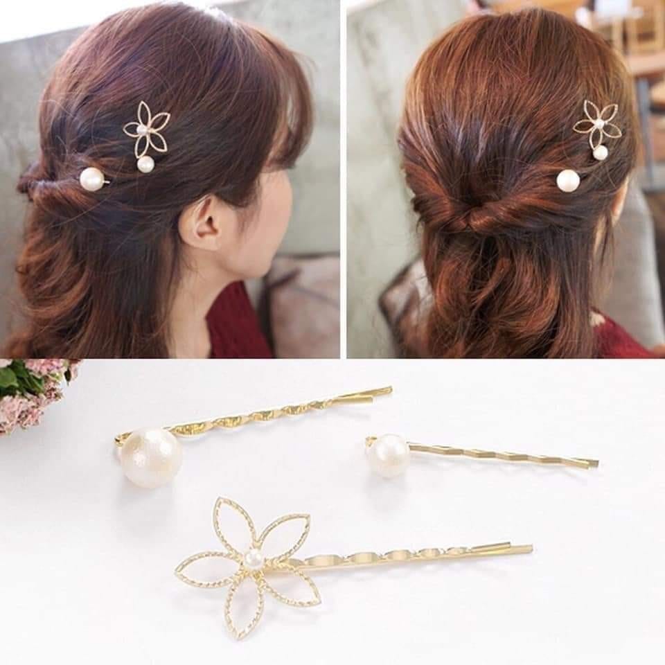 Set 3 kẹp tóc cài cực đẹp