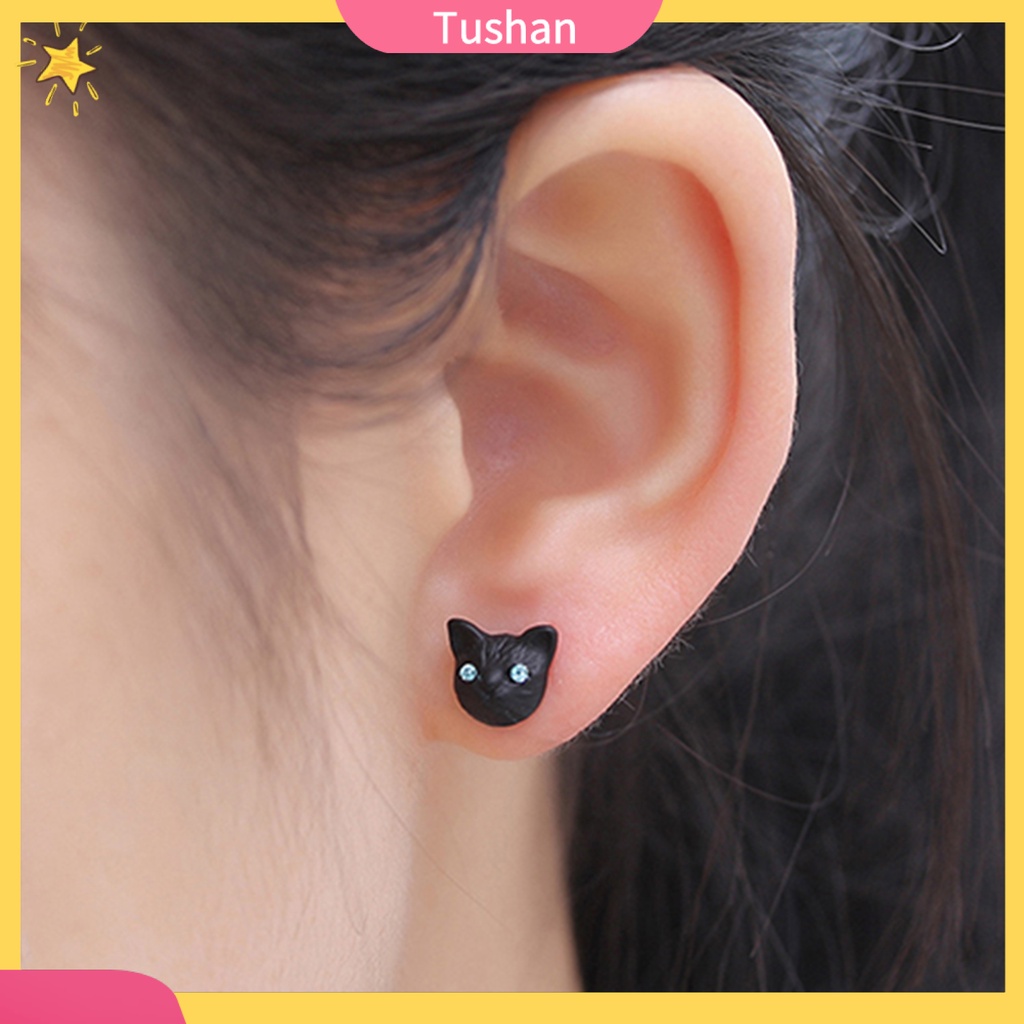 Đôi hoa tai hình chú mèo ngộ nghĩnh dành cho nữ