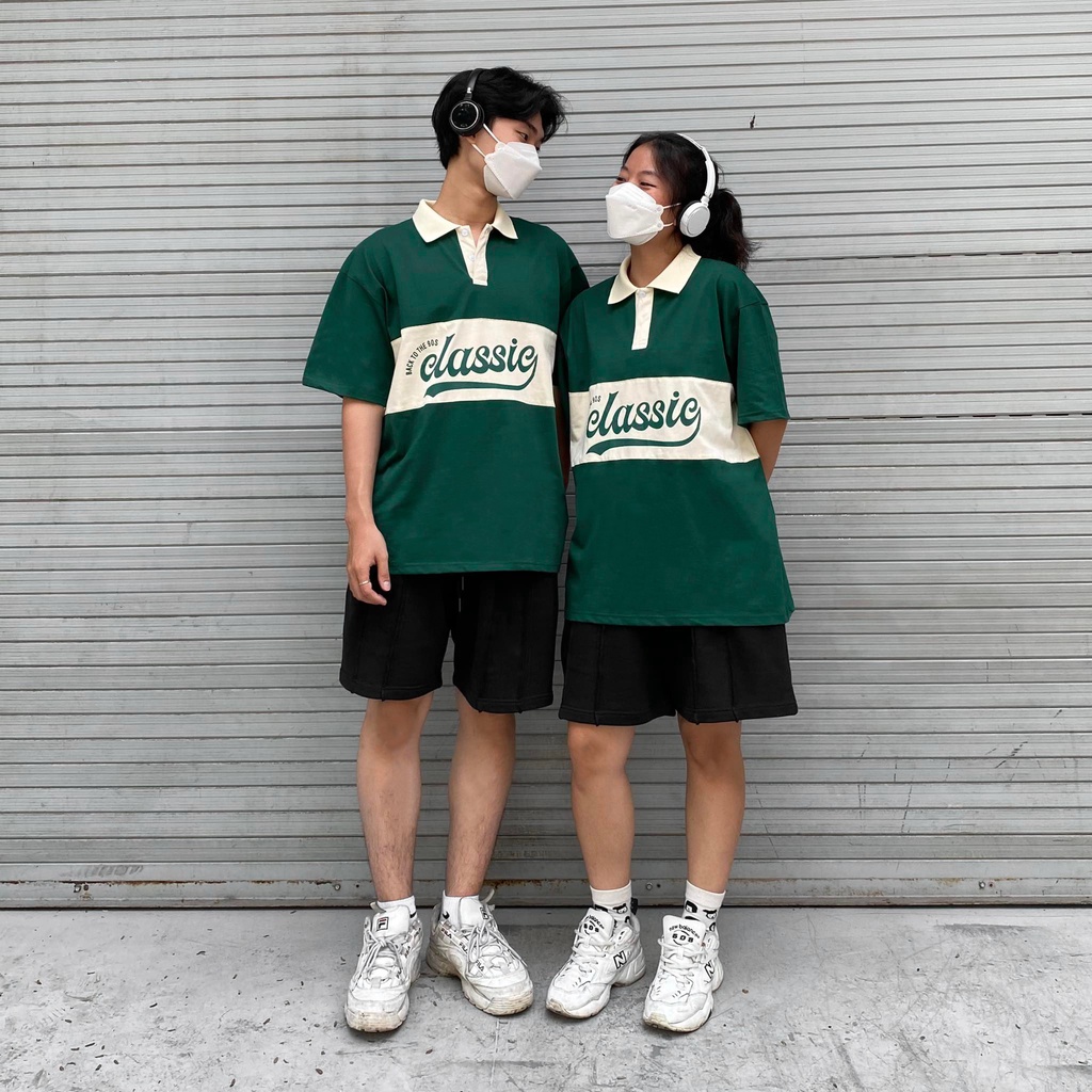 ÁO THUN FF FORM RỘNG POLO BACK TO 90S, VẢI THUN 2 CHIỀU COTTON 250GSM